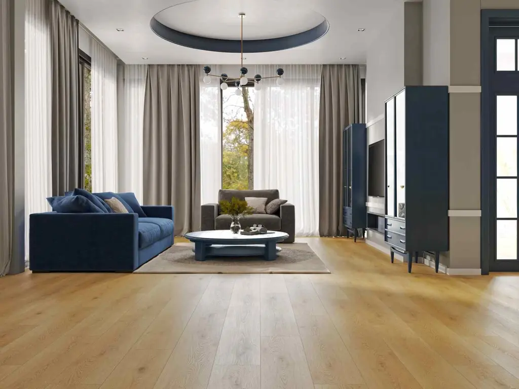 Кварцвиниловый SPC ламинат Alpine Floor Eclipse Super Matt Элиас ECO 21-23 1220×228×4 фото в интерьере